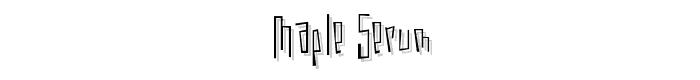 Maple Serum font